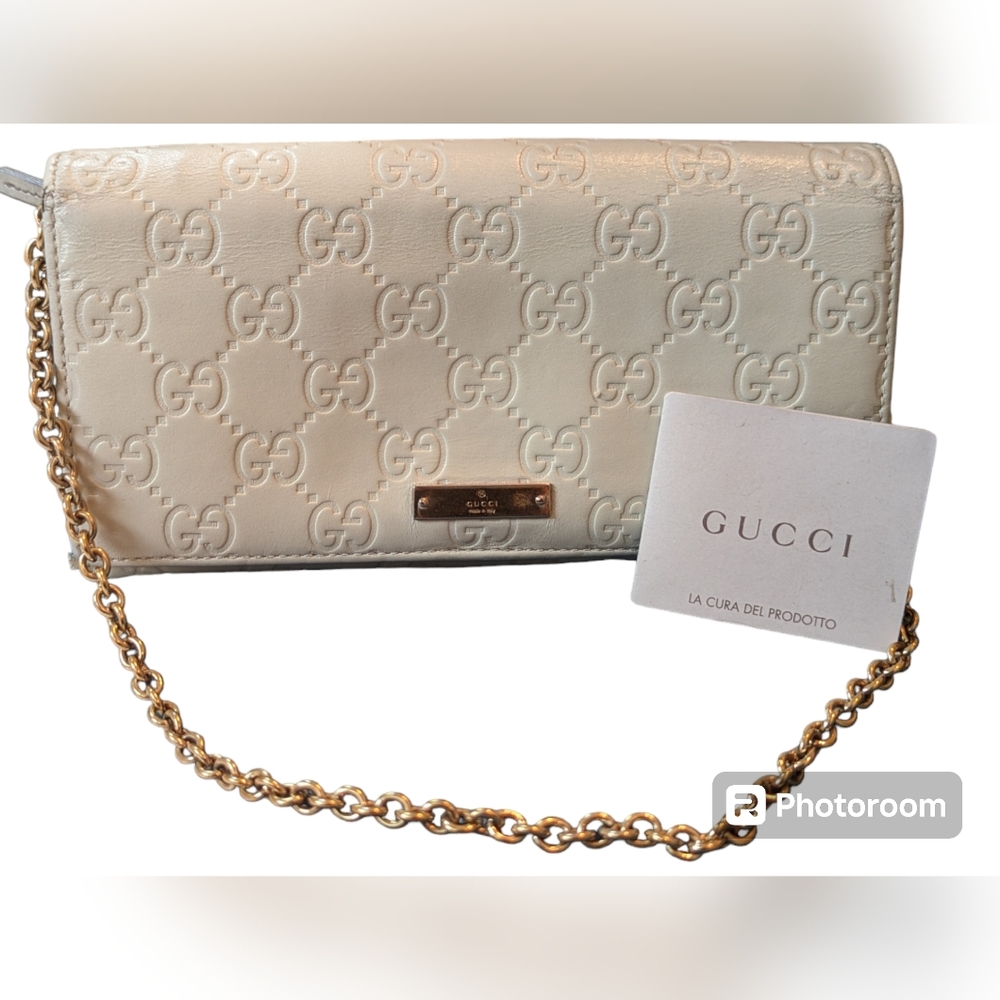 GUCCISSIMA long Wallet in beige GUC